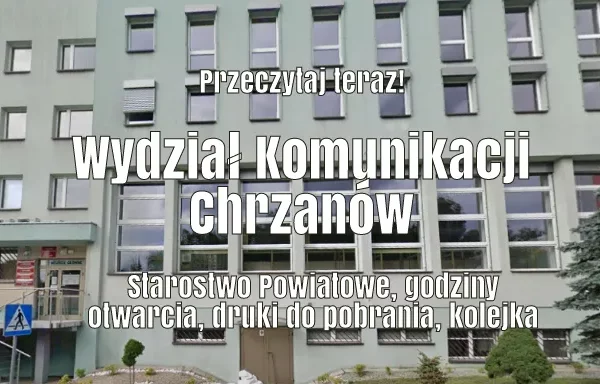 Wydział Komunikacji Chrzanów, fot. Google Earth