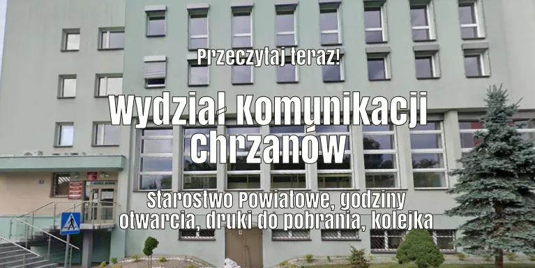 Wydział Komunikacji Chrzanów, fot. Google Earth