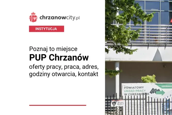 PUP Chrzanów, fot. Google Earth